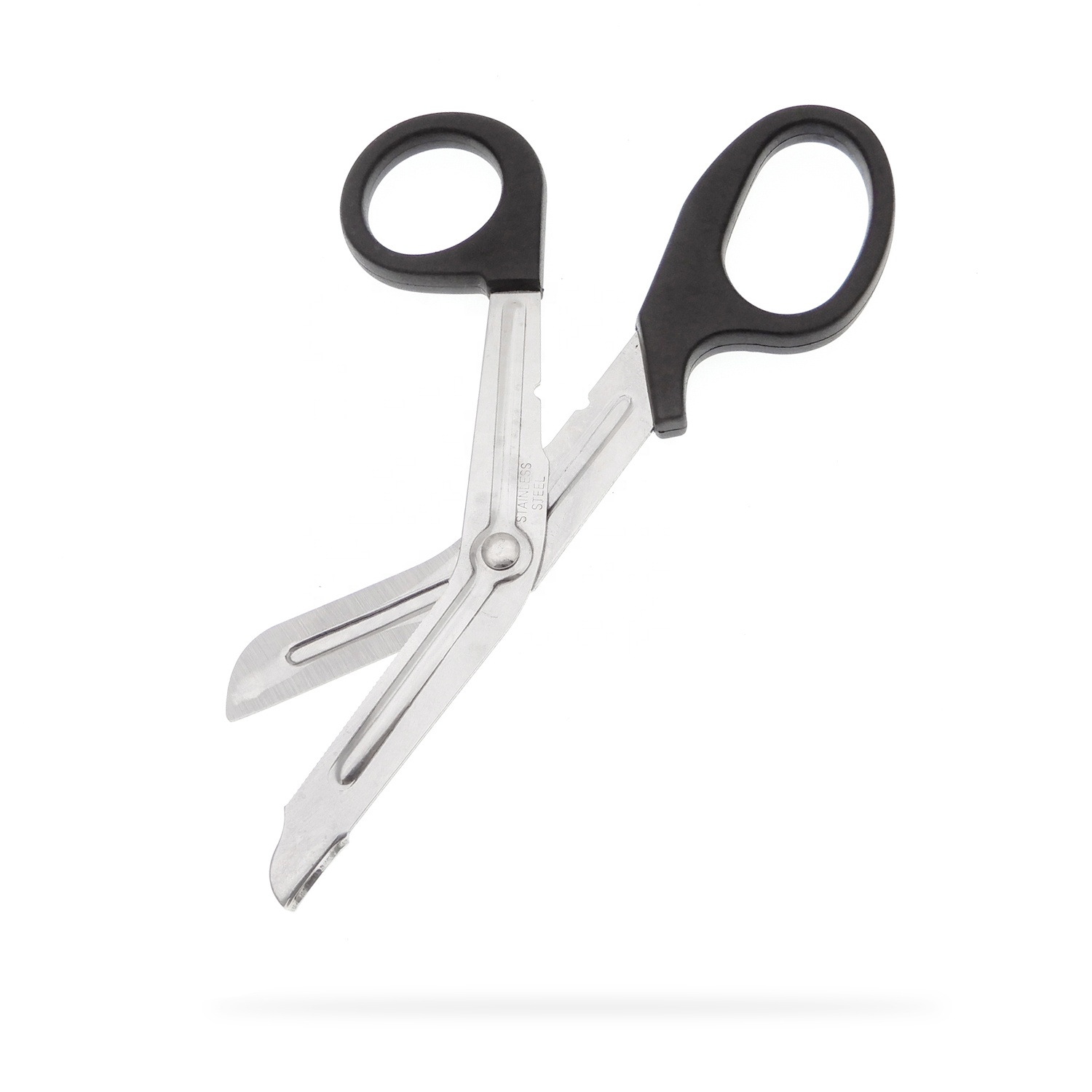 SA-004 Bend Scissors Black Bandage Scissor Household Stainless Steel Shears Safety Emergency Kits Home Improvement Scissors

