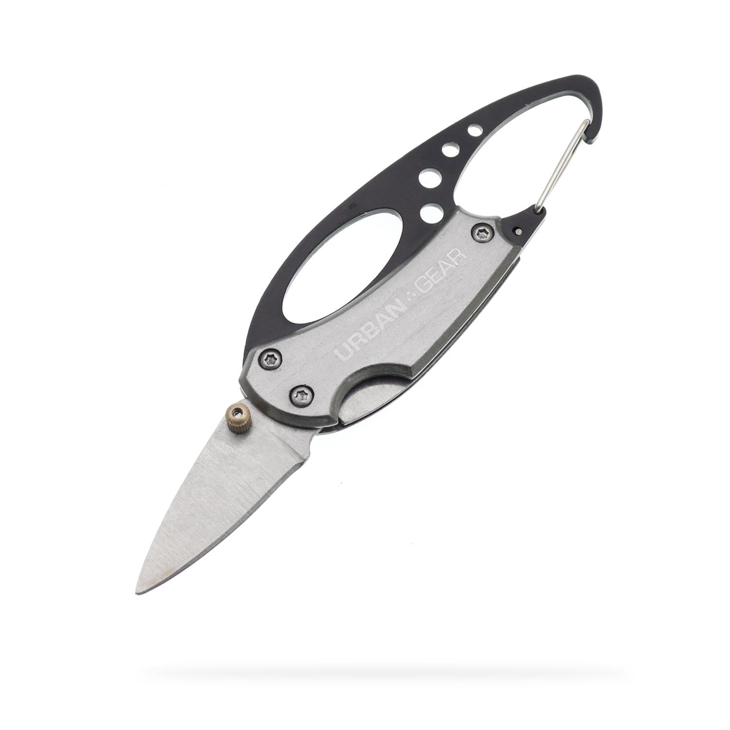 Source manufacturer folding gift knife carabiner knife express unboxing knife key chain mini portable gadget knife