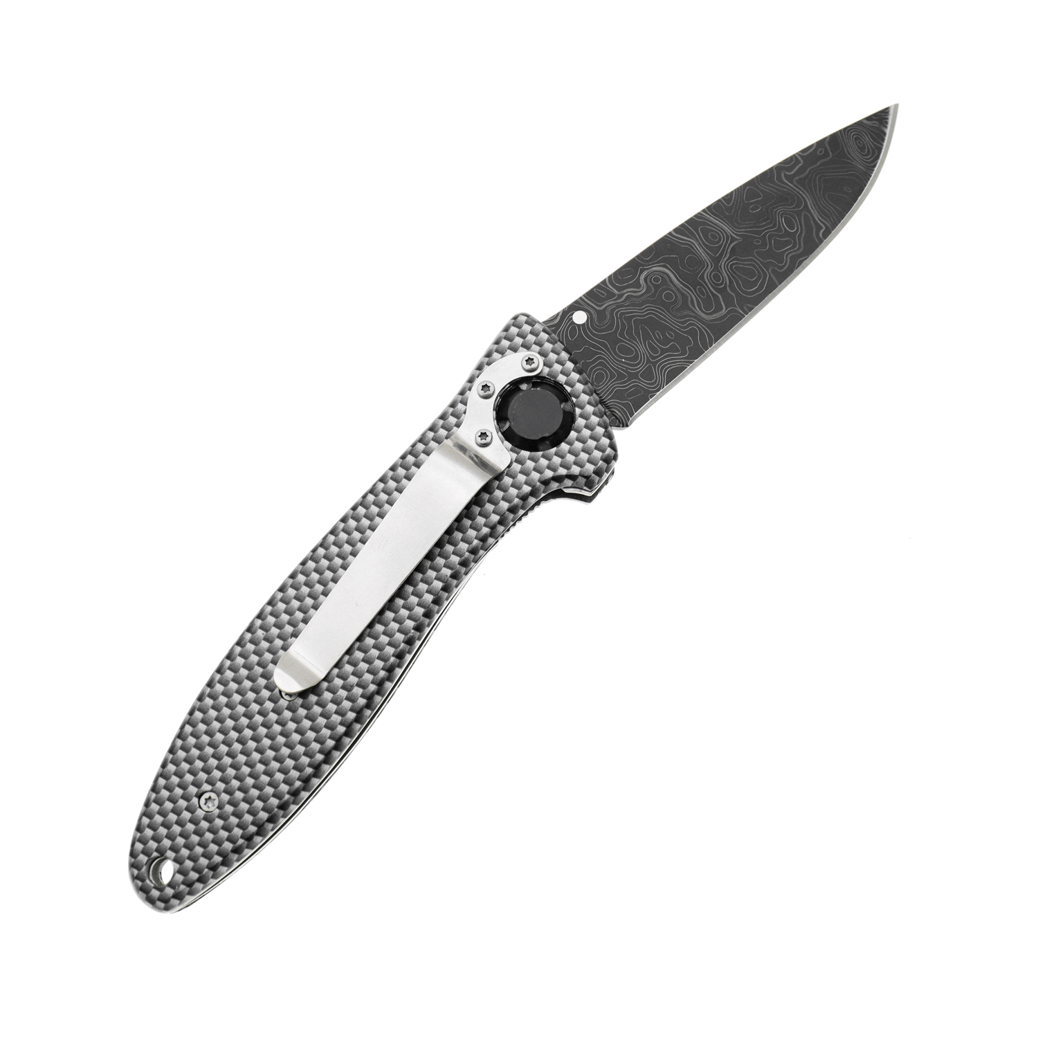 Carbon Fiber Camo Folding Knife